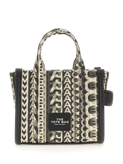 Shop Marc Jacobs The Tote Monogram Mini Bag In Multicolour