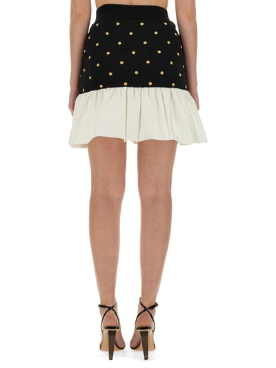 Shop Nina Ricci Mini Skirt In Black