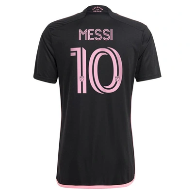 Shop Adidas Originals Adidas Lionel Messi Black Inter Miami Cf 2024 La Noche Replica Player Jersey