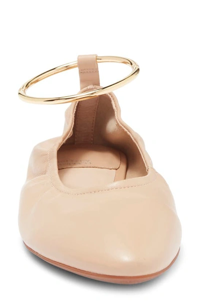 Shop Jeffrey Campbell Tippy Flat In Natural Gold