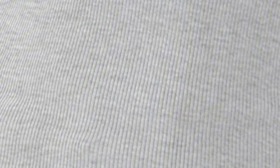 Michael Stars Pina Ribbed Halter Tank In Heather Grey