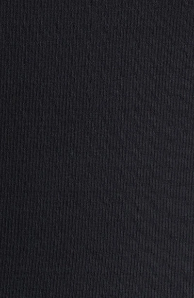 Favorite Daughter The Rib Long Sleeve Top In Black