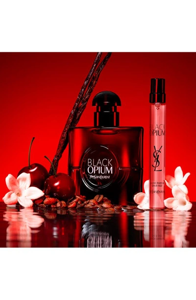 Saint Laurent Black Opium Eau De Parfum Over Red 1 oz Eau De Parfum