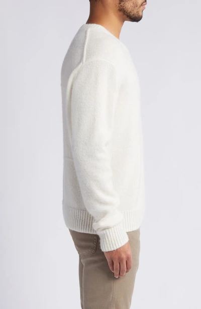 Frame Cashmere Crewneck Sweater In Vanilla