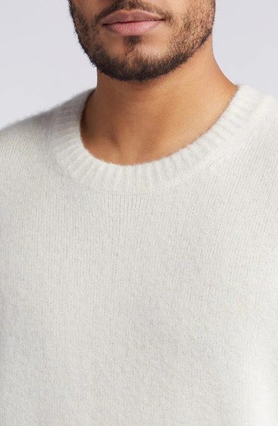 Frame Cashmere Crewneck Sweater In Vanilla