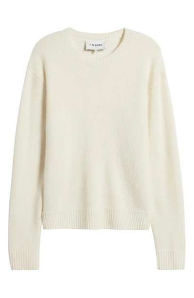 Frame Cashmere Crewneck Sweater In Vanilla