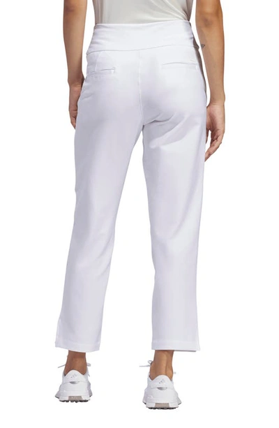 Shop Adidas Golf Ultimate365 Golf Ankle Pants In White