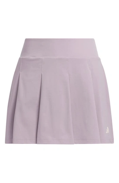 Shop Adidas Golf Ultimate 365 Tour Pleated Golf Skirt In Preloved Fig