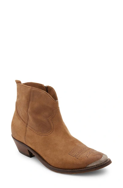 Shop Golden Goose Young Western Boot In Cognac