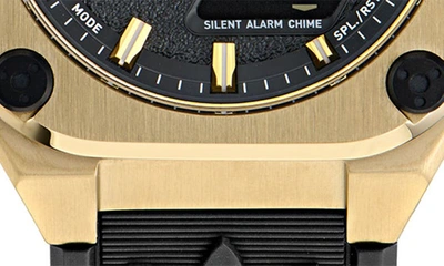 Shop Adidas Originals City Tech One Resin Strap Watch, 45mm In Black