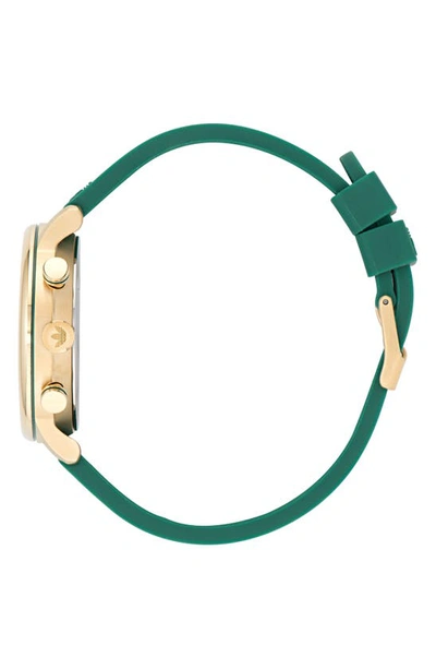 Shop Adidas Originals Adidas Code One Chronograph Silicone Strap Watch, 40mm In Green