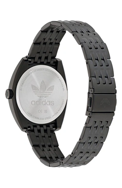 Shop Adidas Originals Edition One Bracelet Watch, 39mm In Black
