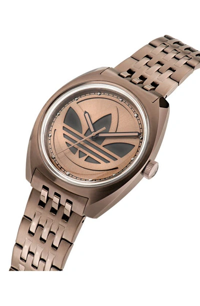 Shop Adidas Originals Edition One Bracelet Watch, 39mm In Bronze-tone