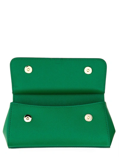 Shop Dolce & Gabbana Bag "sicily" Small In Green