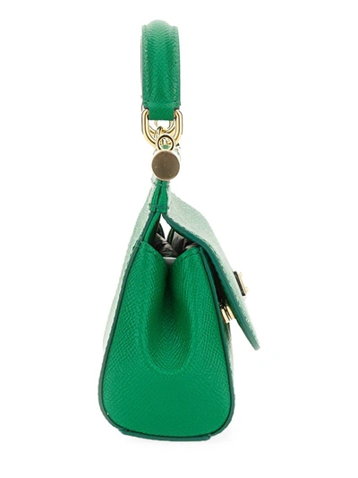 Shop Dolce & Gabbana Bag "sicily" Small In Green