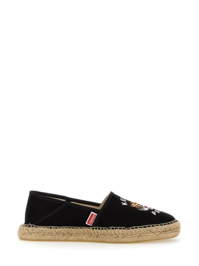 Shop Kenzo Espadrille Slip-on In Black