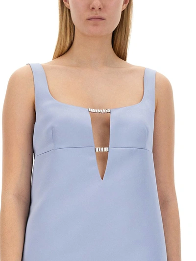 Shop Nina Ricci A-line Dress In Baby Blue