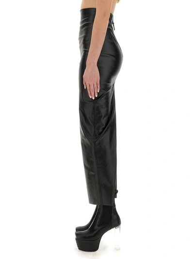 Shop Rick Owens Long Skirt In Black