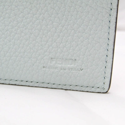 Shop Fendi Ff Beige Leather Wallet  ()