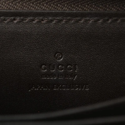 Shop Gucci Diamante Brown Leather Wallet  ()