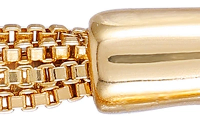 Shop Vince Camuto Chain Tassel U-drop Earrings In Gold