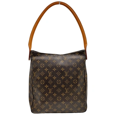 Pre-owned Louis Vuitton Looping Gm Brown Canvas Shopper Bag ()