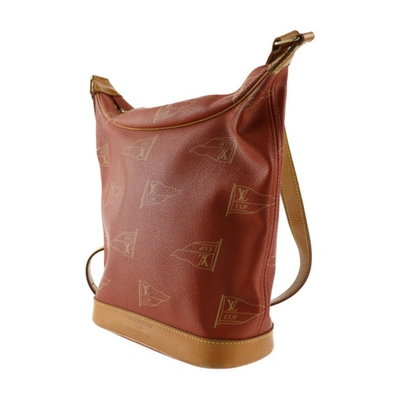 Pre-owned Louis Vuitton Touquet Gold Canvas Shoulder Bag ()