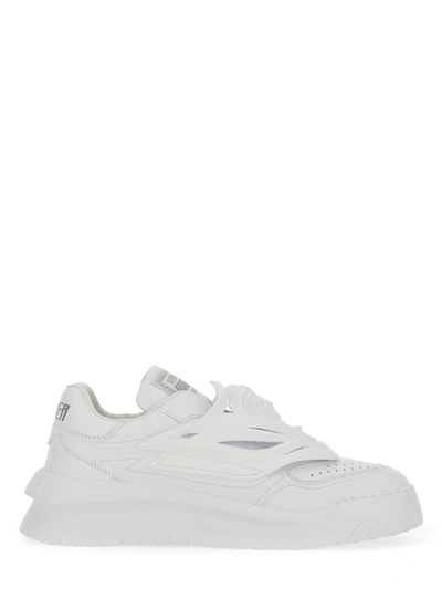 Shop Versace Odyssey Sneaker In Bianco