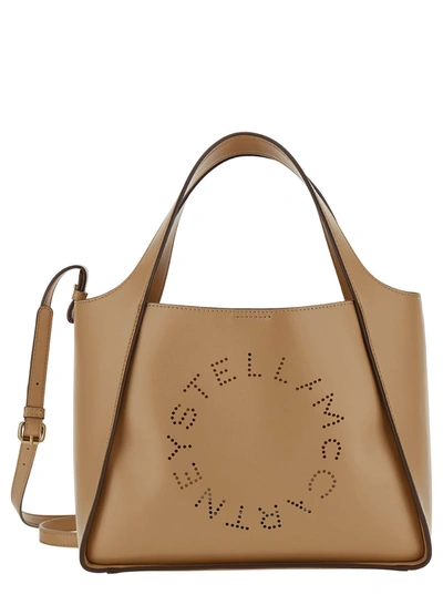Shop Stella Mccartney Crossbody Bag Alter Mat In Beige