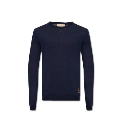 Shop Gucci Sweater In Blue