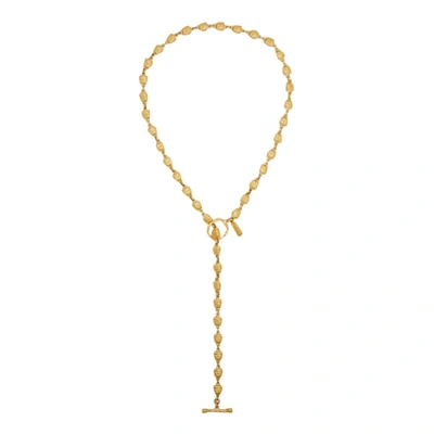 Shop Tom Ford Moon Station Necklace In Gold