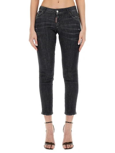 Shop Dsquared2 Jeans Jennifer In Nero