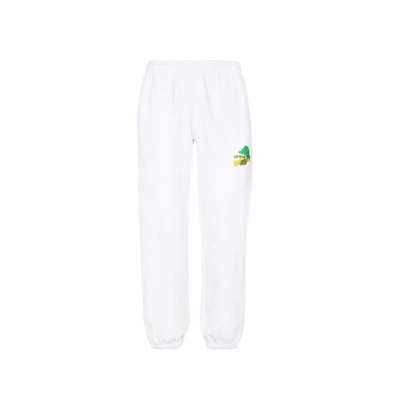 Shop Off-white Cotton Logo Sweatpants