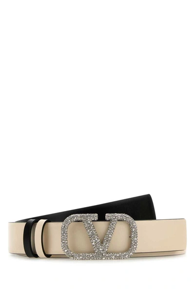 Shop Valentino Garavani Belt In White