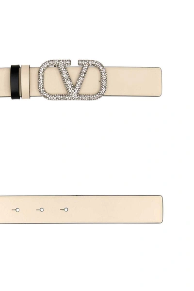 Shop Valentino Garavani Belt In White