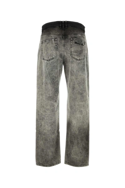 Shop Balmain Jeans In Grey
