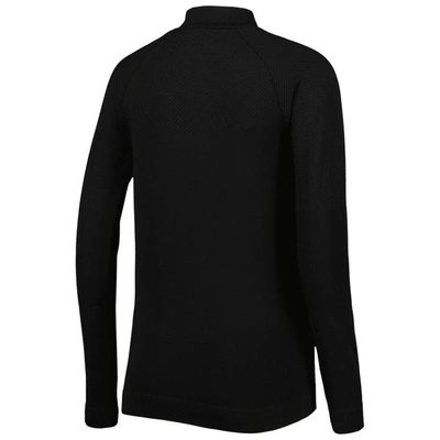 Shop Levelwear Black Chicago Cubs Energy Quarter-zip Jacket
