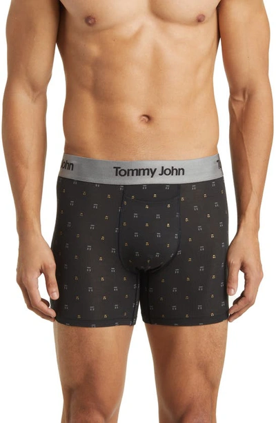 Shop Tommy John Second Skin Boxer Briefs In Gold Foil Invisible T