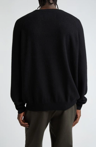 Shop Frenckenberger Cashmere Crewneck Sweater In Black