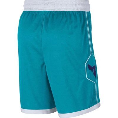 Shop Jordan Brand Teal Charlotte Hornets Statement Edition Swingman Shorts