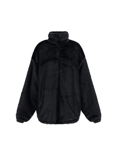 Shop Balenciaga Jacket In Black