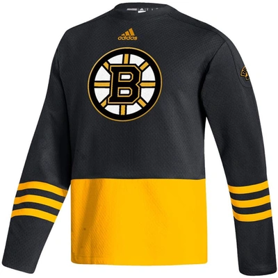 Shop Adidas Originals Adidas Black Boston Bruins Logo Aeroready Pullover Sweater
