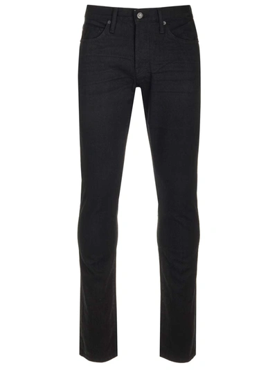 Shop Tom Ford Slim Fit Jeans In Black