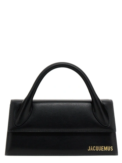 Shop Jacquemus Le Chiquito Long Handbag In Black