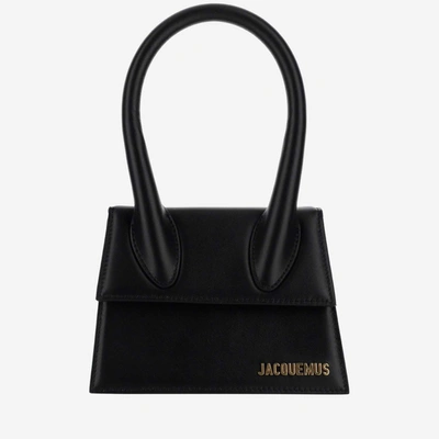 Shop Jacquemus Le Chiquito Moyen Bag In Black