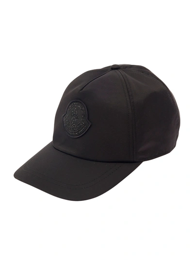 Shop Moncler Cap In Black