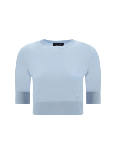 Shop Dsquared2 Top In Blue Bell