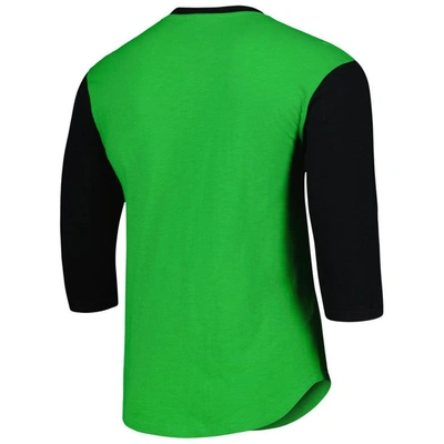 Shop Mitchell & Ness Green Austin Fc Legendary Henley Long Sleeve T-shirt
