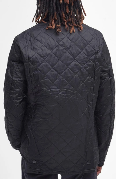 Barbour Black Heritage Liddesdale Jacket In Black