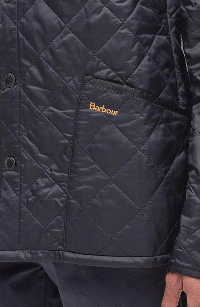 Barbour Black Heritage Liddesdale Jacket In Black